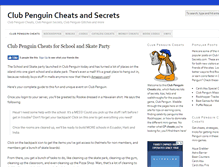 Tablet Screenshot of club-penguin-secrets.com